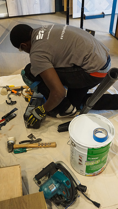 Hardwood Flooring Installation Toronto Herringbone Installation